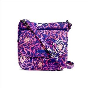 Vera Bradley Katalina Pink satchel crossbody purse quilted Purple And Pink